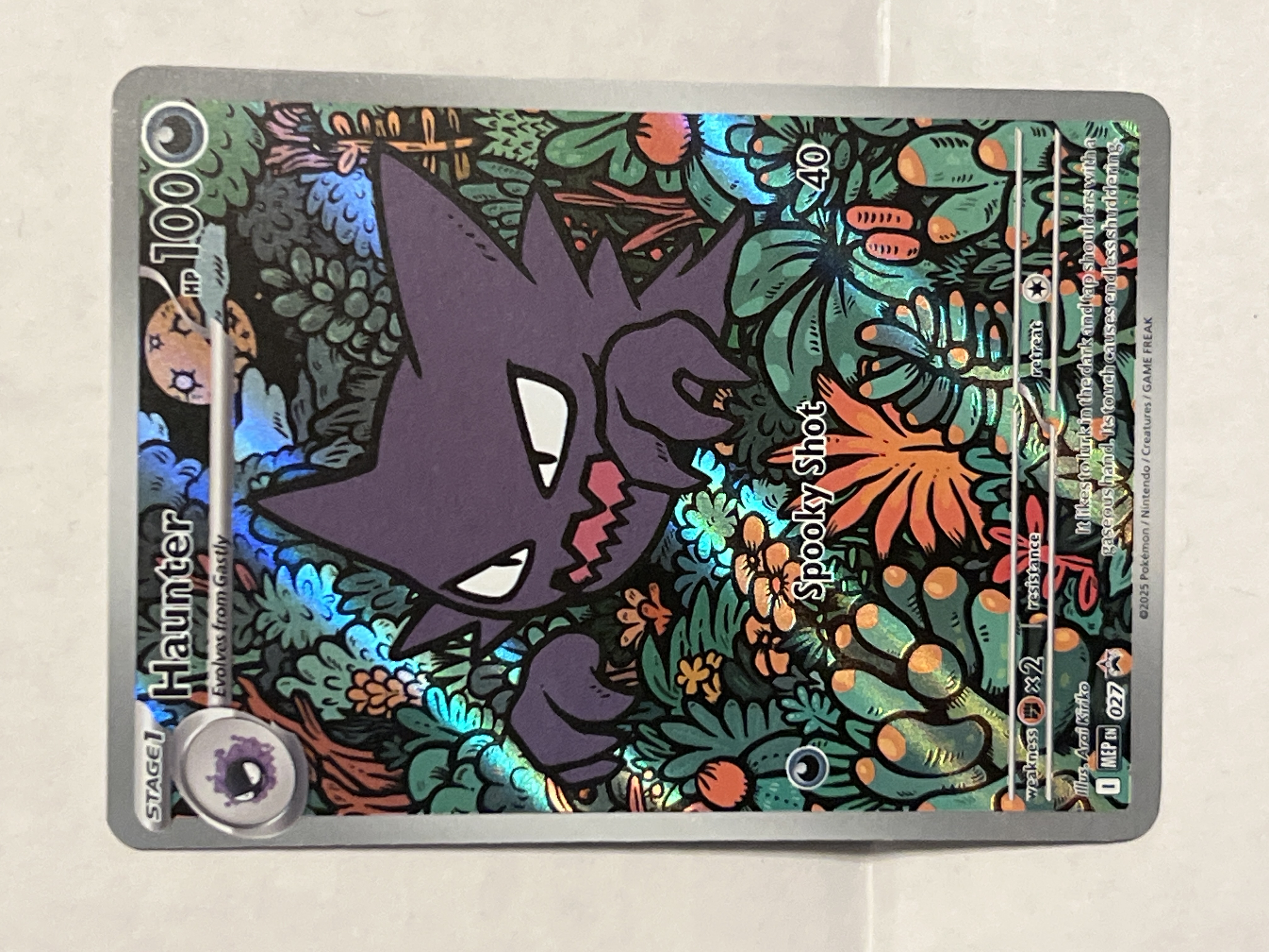 Haunter Mega Gengar EX Mega Battle Deck (027) 2025 Pokemon Mep EN